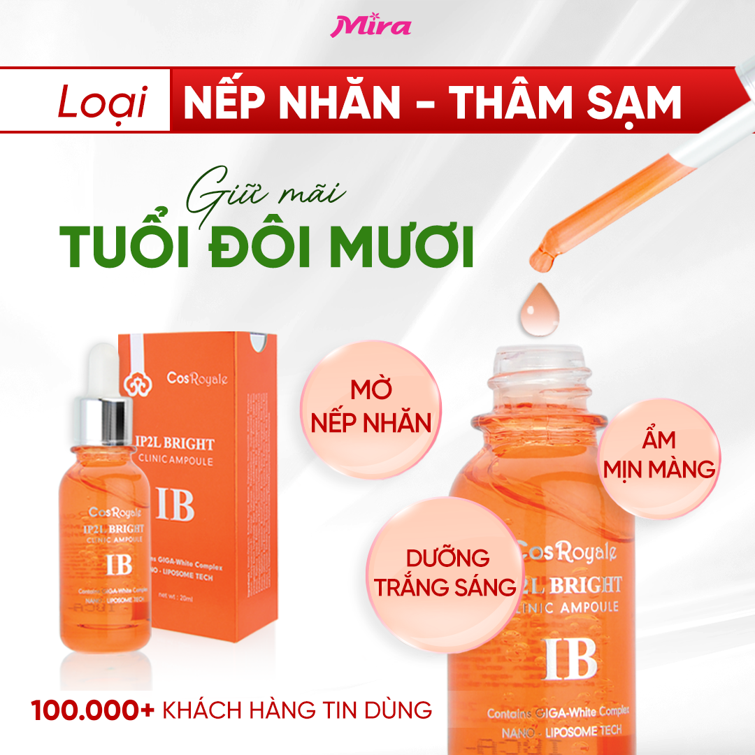 Tinh Chất Cosroyale Bright Vital Intense: Lựa Chọn Hàng Đầu Cho Làn Da Sạm Màu